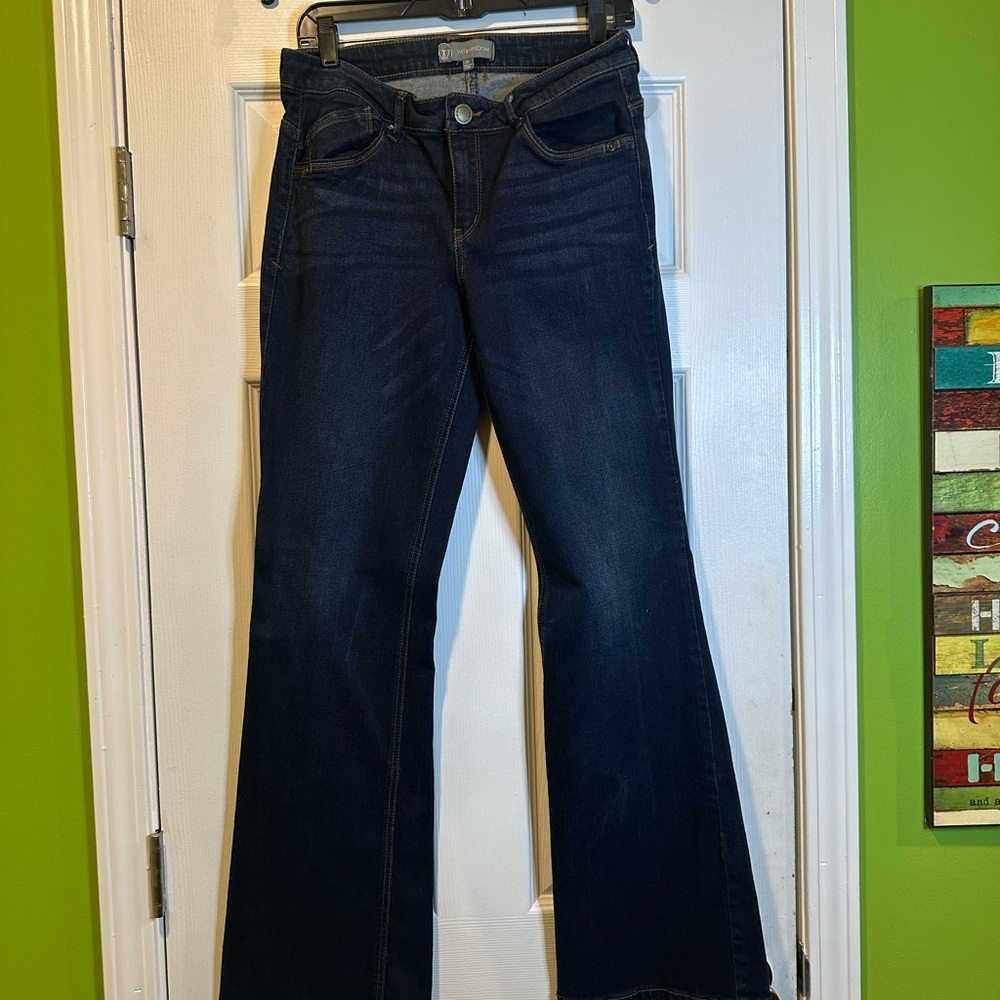 Wit & Wisdom Deep Indigo Flare Jeans